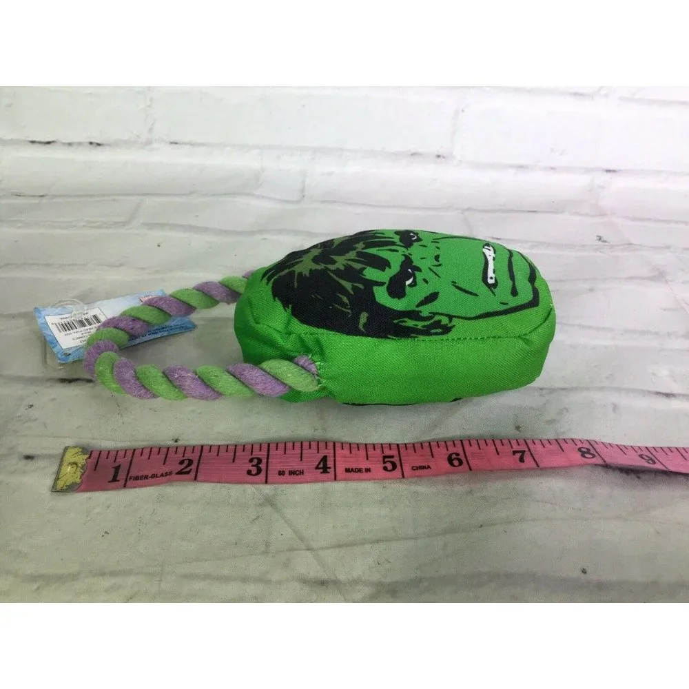 Marvel Comics The Hulk Plush Rope Head Pull Dog Puppy Toy